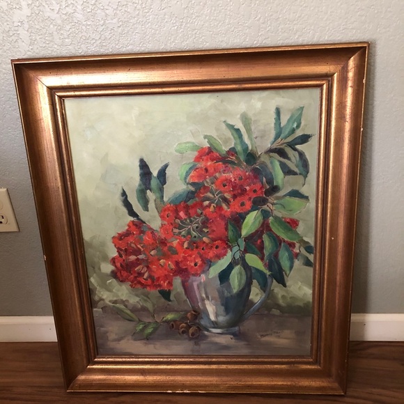 Vintage Still Life Oil by Betty Crill - Picture 1 of 8